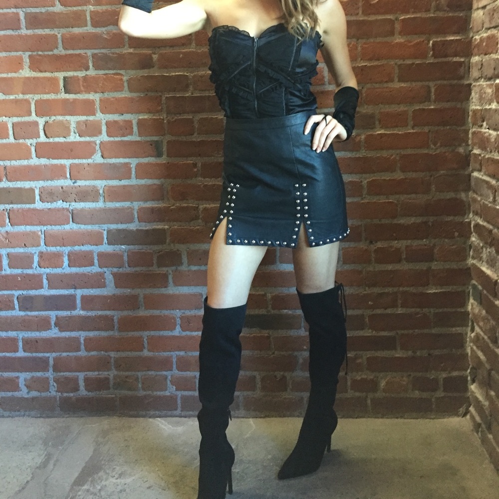 Guess Black over the knee boots - Picture 4 of 6